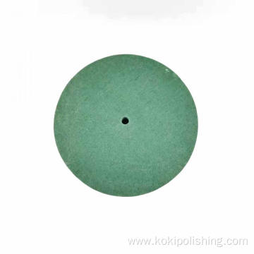 Green nylon polishing wheel